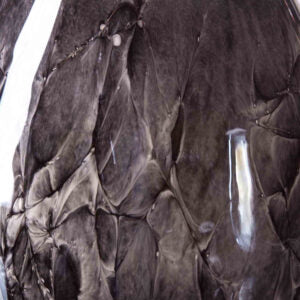 Classic Vase in Black Marble Glass