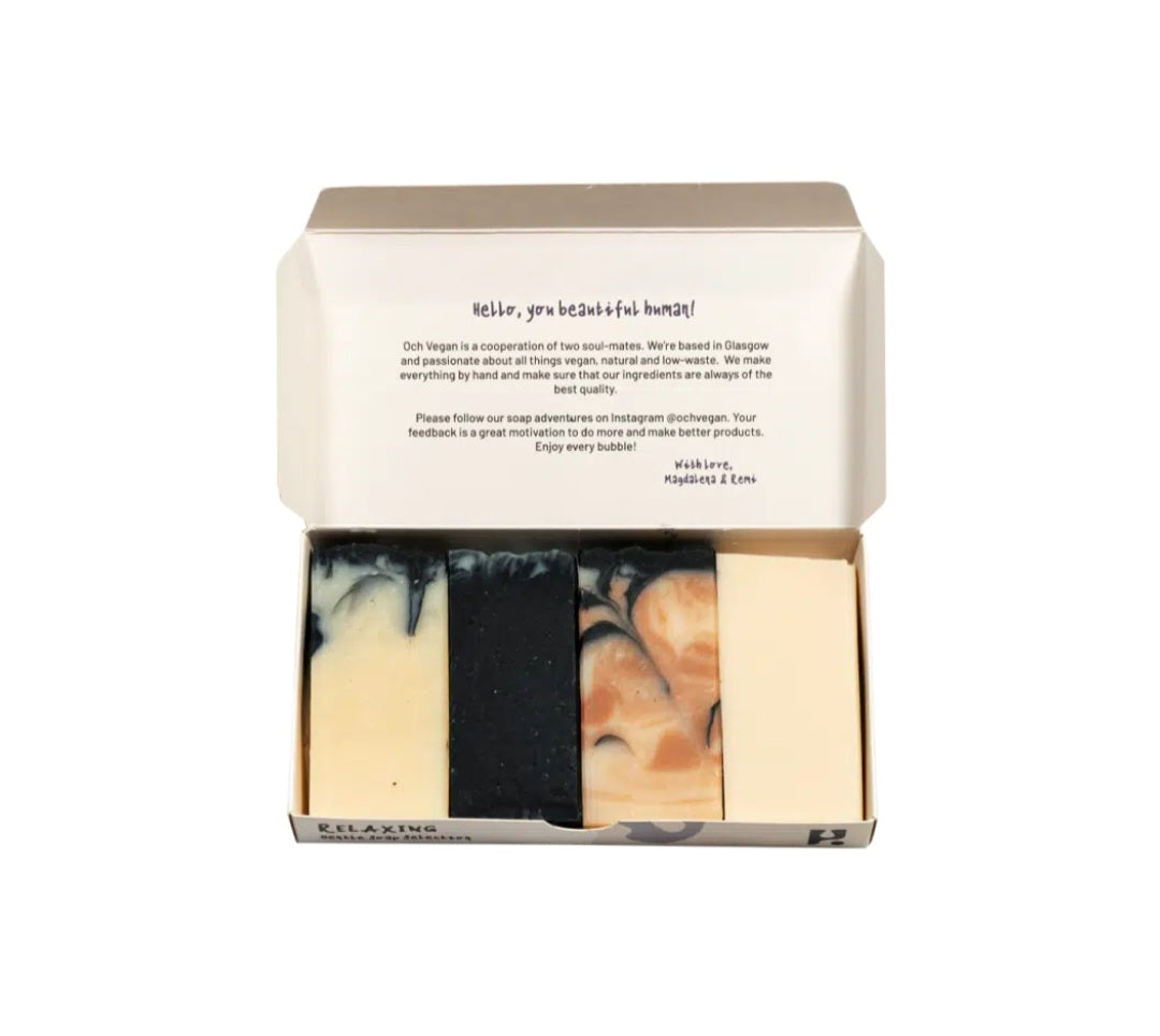 Relaxing soap gift set