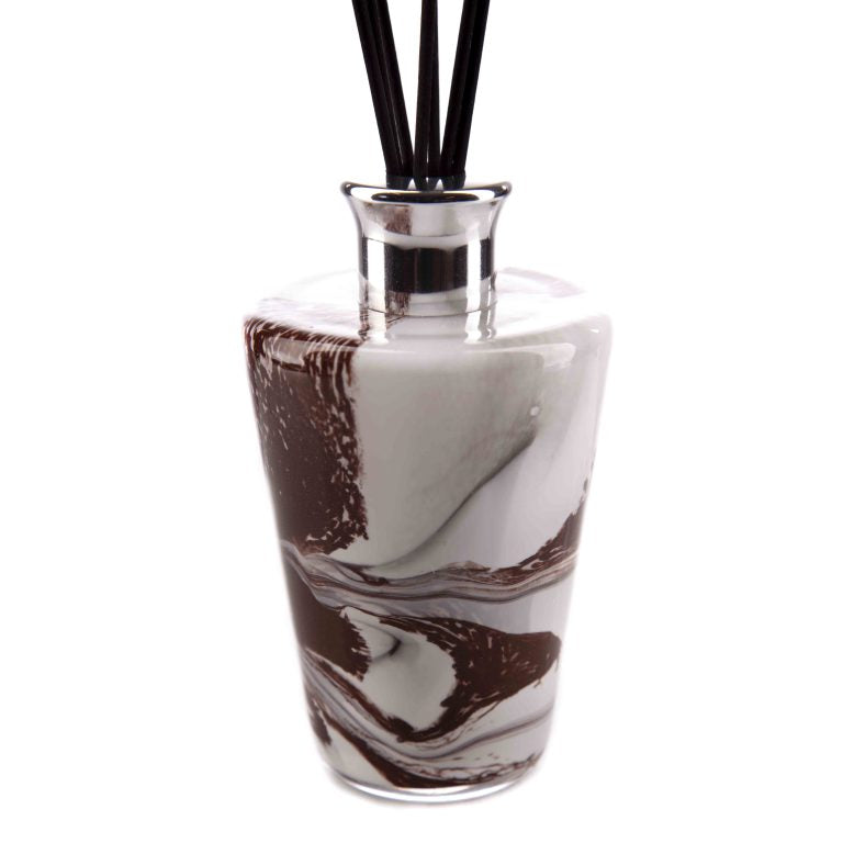 Reed Diffuser in Carnelian Marble Glass