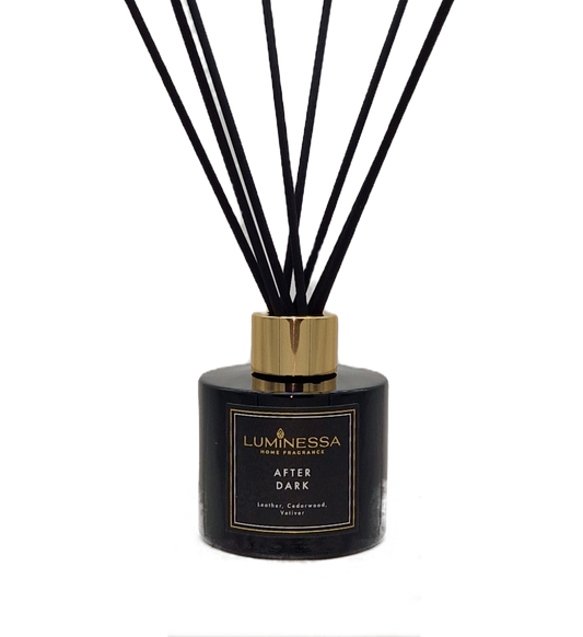 Leather, Cedarwood, Vetiver - After Dark 100ml Reed Diffuser image 0