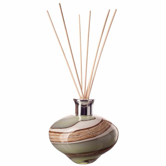 Oval Reed Diffuser in Smoked Meadows Glass