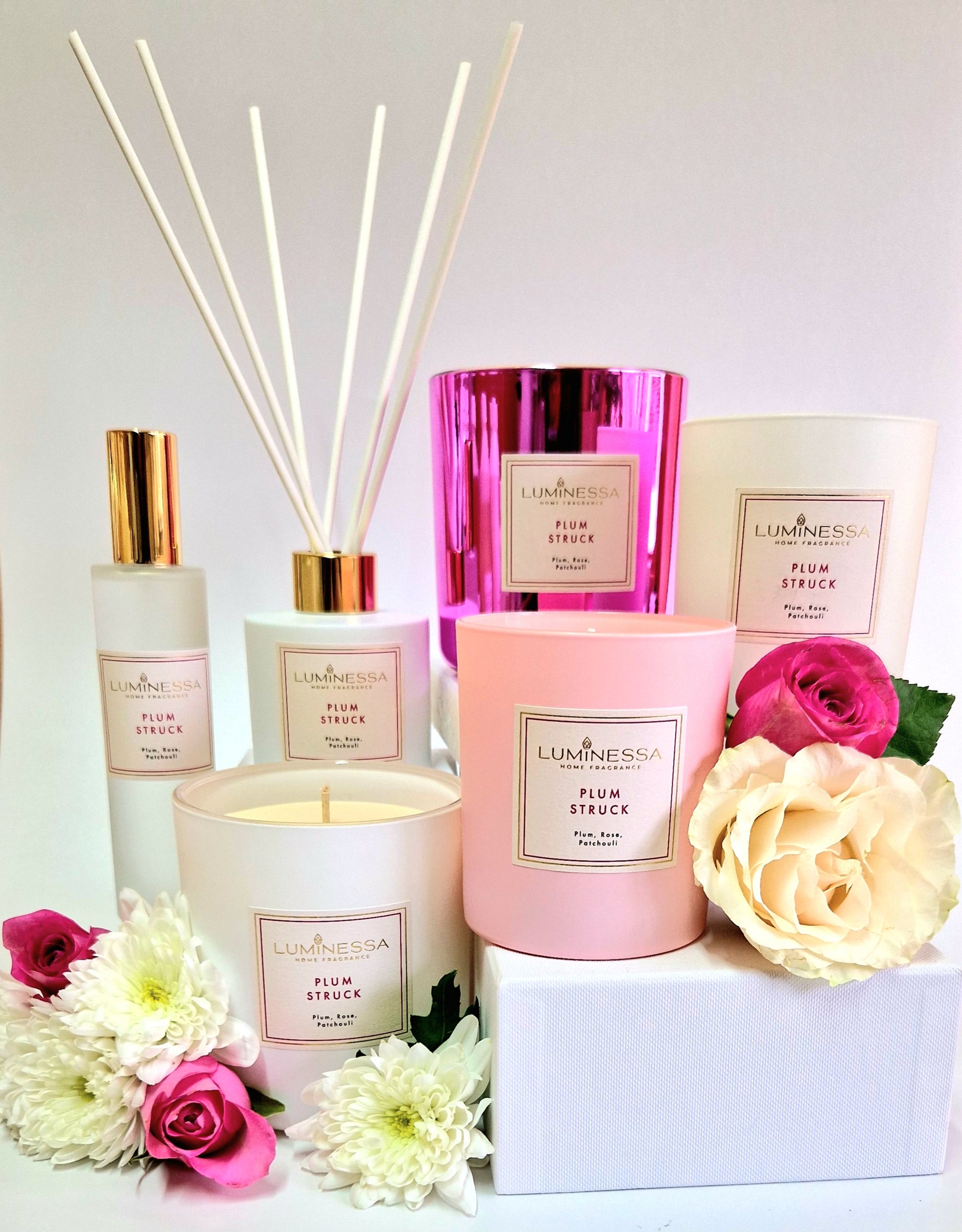 Plum, Rose, Patchouli - Plum Struck Candle image 2