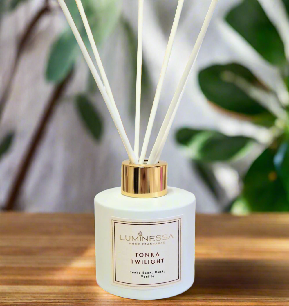 Tonka bean, Vanilla, Musk - Tonka Twilight 100ml Reed Diffuser
