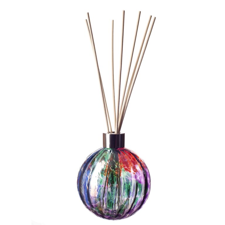 Round diffuser glass in Red, Blue and Green