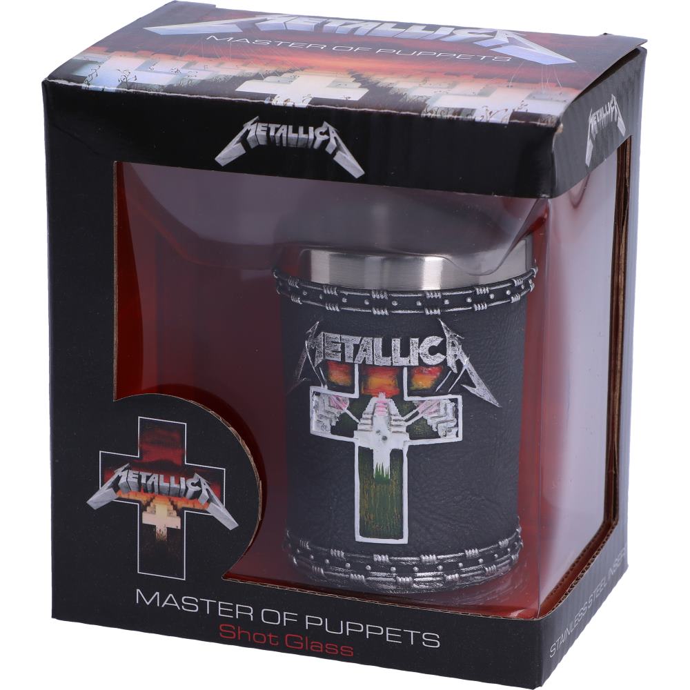 Metallica Master of Puppets Shot Glass 7cm