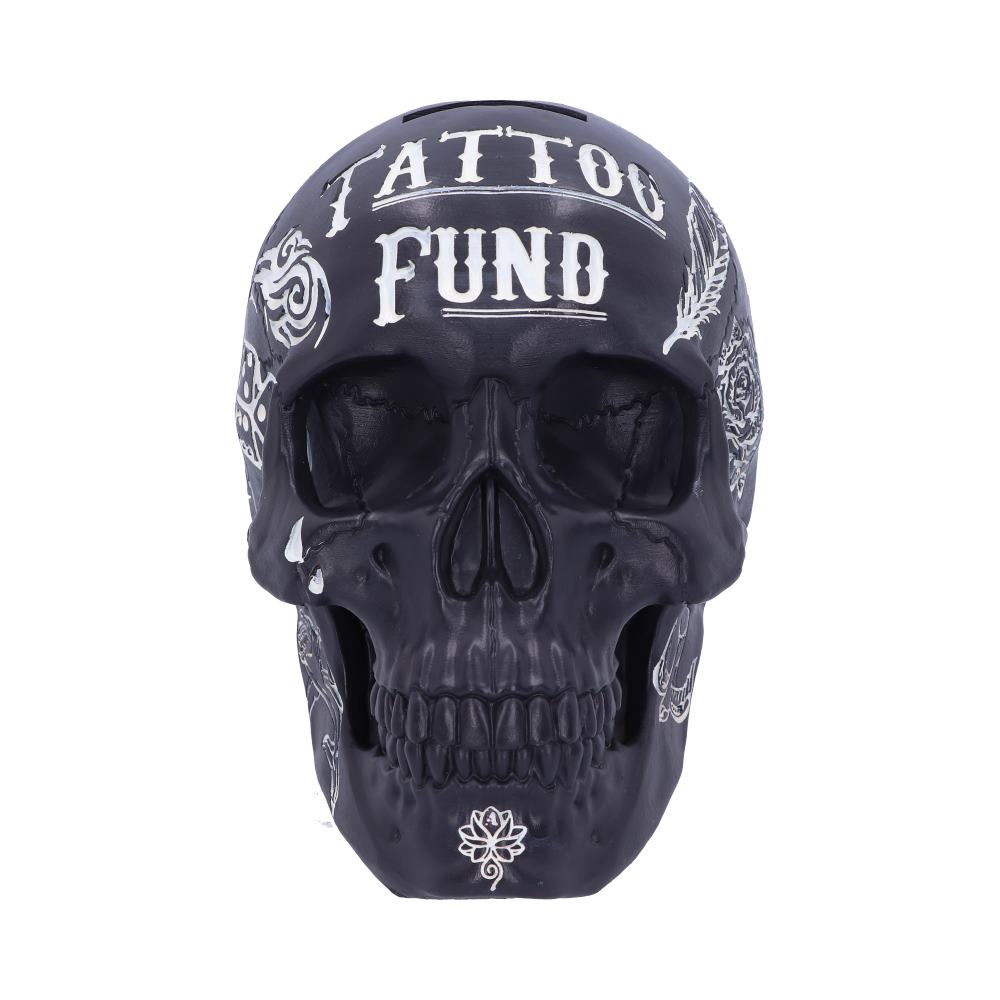 Tattoo Fund Skull Money Box (Black)