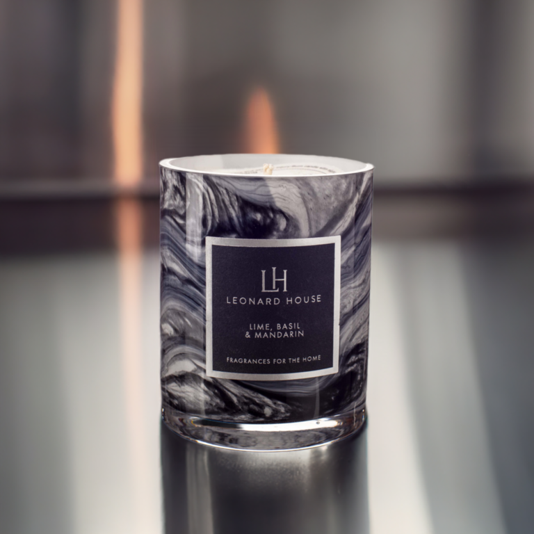 Lime, Basil and Mandarin Scented Candle