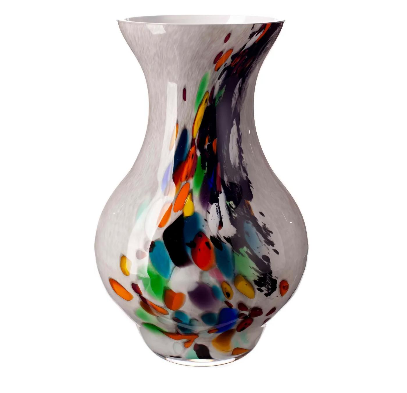 Classic Vase in Grey Inferno Glass