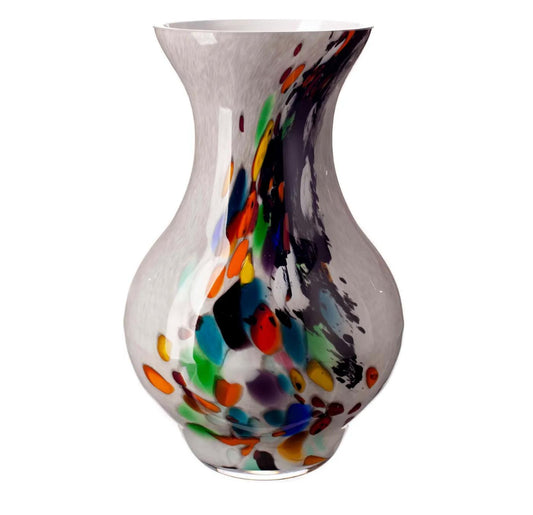 Classic Vase in Grey Inferno Glass