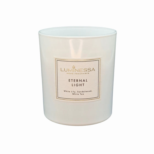 White Lily, Sandalwood, White Tea - Eternal Light Candle 220g