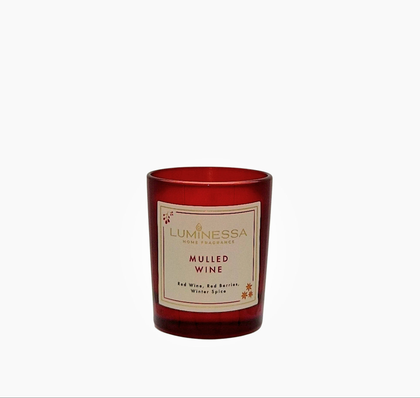 Red wine, Red berries, Winter spices - Mulled Wine Candle 220g