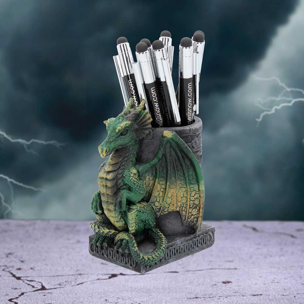 Wyrm Dragon Pen Pot 10.6cm