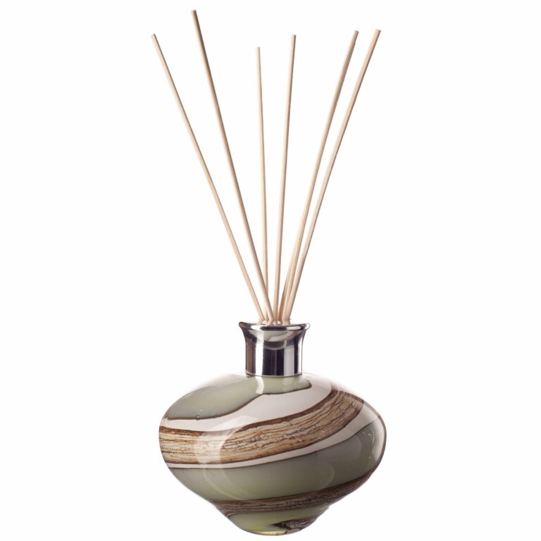 Oval Reed Diffuser in Smoked Meadows Glass – Luminessa Home Fragrance